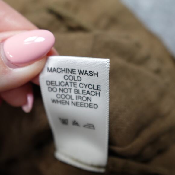 Michael Stars Blazer Womens Extra Small Lottie Linen Jacket One Button Green - Picture 5 of 10